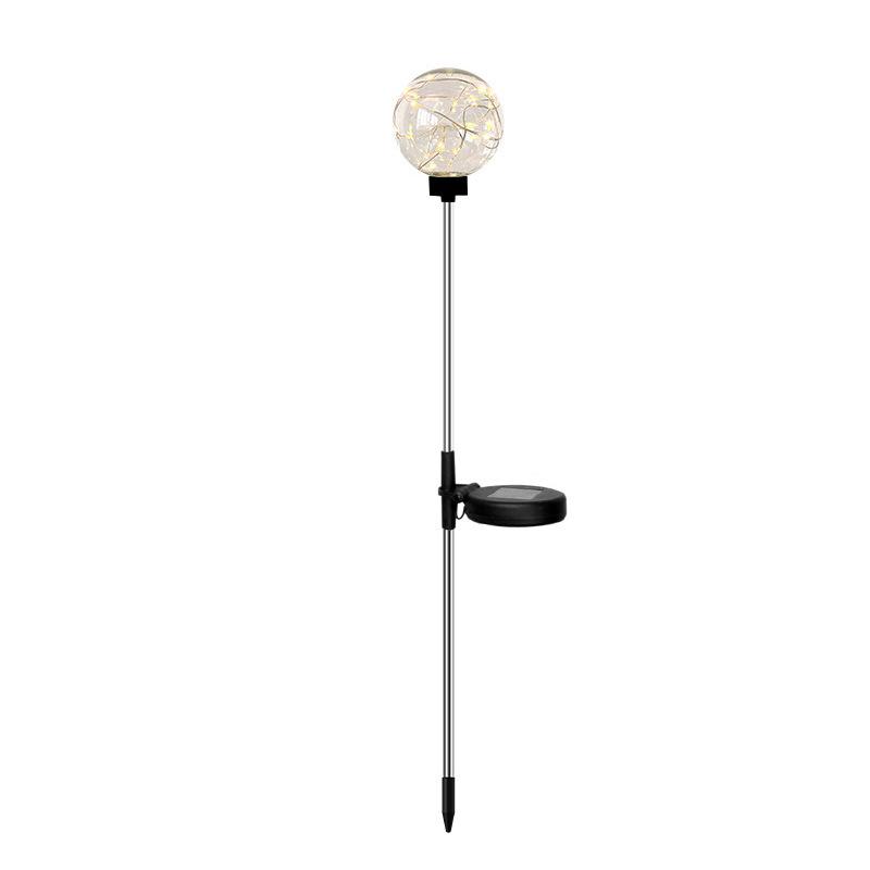 LED Round Ball Reed G80 Copper Wire Outdoor Waterproof Decorative Lawn Light (Plug-in)