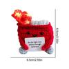 Crochet Dumpster Fire Emotional Support Plush with Positive CardA Comforting and Encouraging Gift