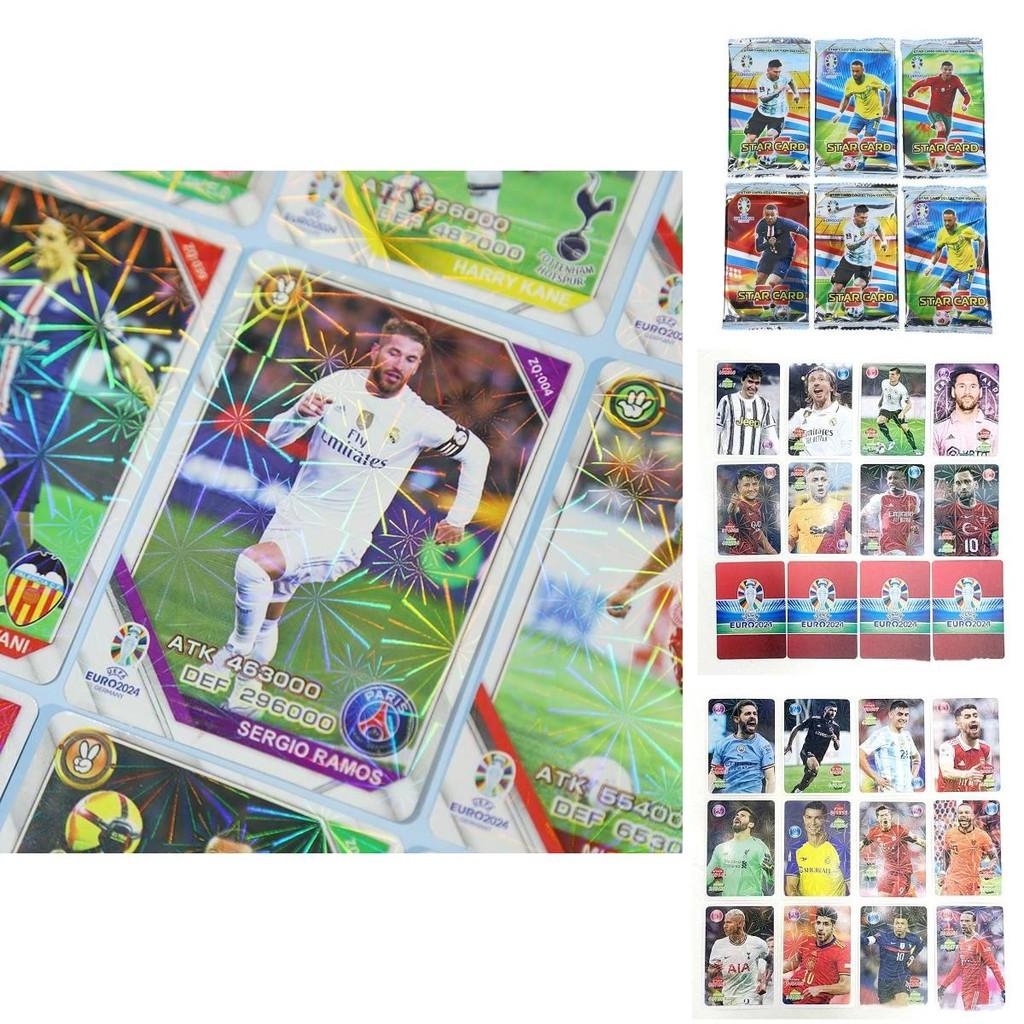 Prémiové fotbalové hvězdné karty Evropský pohár Cristiano Ronaldo Neymar Messi Sběratelské