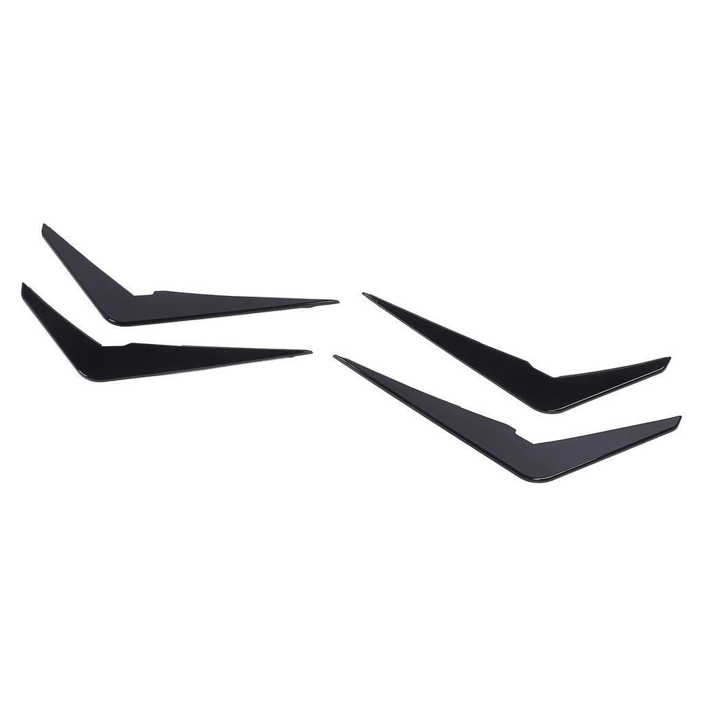 4 Stuks Voorbumper Zijventilatie Sierkap Canard Mistlicht Frame Canard Vervanging voor X5 G05 LCI M Sport 2023 en Later