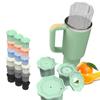Silicone Silicone Ice Molds with Lid Ice Cube Maker Mold for Stanley Cup 20-40oz