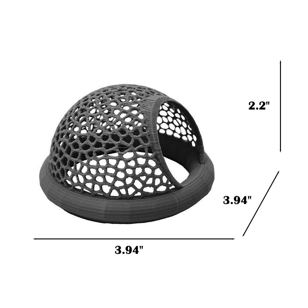 Aquarium schwebende Höhle Fisch Garnelen Versteck Unterschlupf 3-in-1 Hängematte Futterring & Ruheplatz für Betta kleine Wassertiere