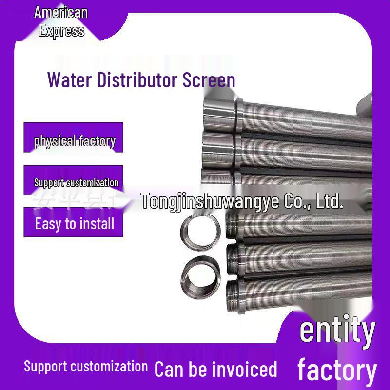 Stainless Steel Wire-Wound Diatomaceous Earth Filter Candle for Water Treatment