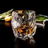 Liuling Whiskey Cup Creative Crystal Cup High-end Foreign Wine Cup Household Glass Engraved Beer Cup Bar Ice Hockey Cup