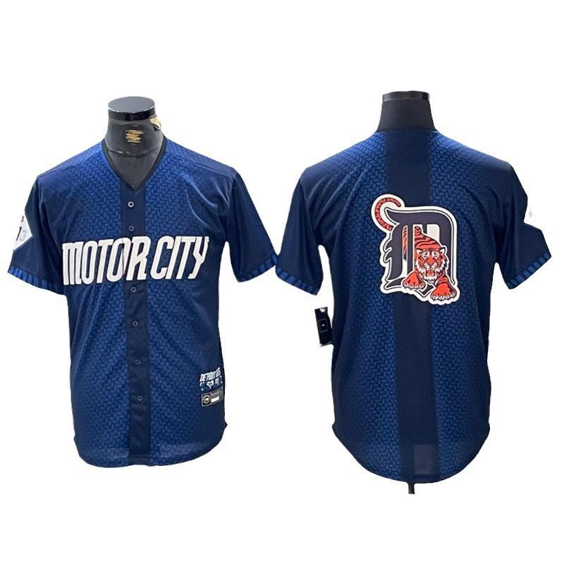 Unisex MLB-Style Baseball Jersey With Embroidered Striped Design Men Women Sportswear