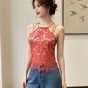 Sling vest outer wear neck lace D beads summer sexy temperament versatile fashion beauty back with clothes