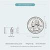 Sterling Silver Silicone Spacer Bead for DIY Bracelets and Pendant Jewelry Making
