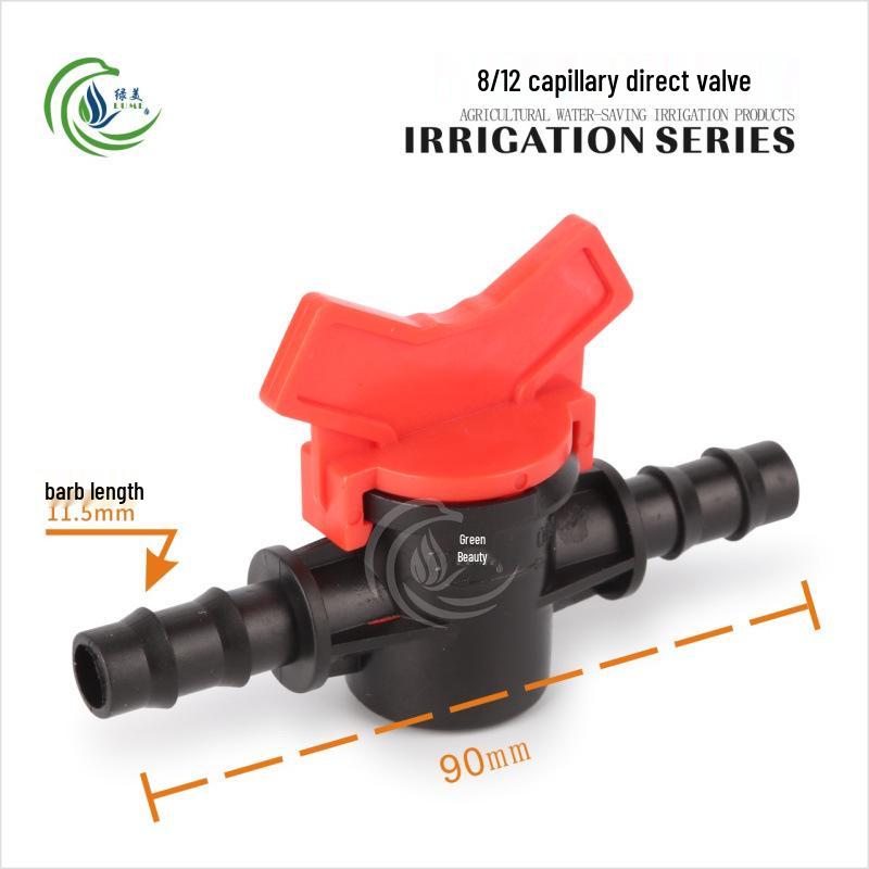 Capillary Fittings Set: 8/12 Straight, Elbow, Tee, 9/12 Connector, Garden Irrigation Auto-Watering