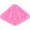 ZiXiang Christmas Tree Fondant Cake Silicone Mold For Xmas Birthday Party DIY Cake Decorating Cupcake Topper Polymer Clay Candy Chocolate Gum Paste