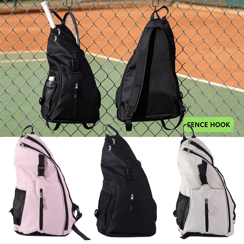 Waterproof Tennis Racket Carrying Bag Zipper Closure Racquet Cover Bag  Home Fitness