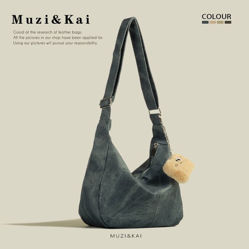 

Women s Summer All-Matching Work Clothing Soft Leather Shoulder Bag Blue