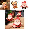 Soft Santa Claus Deer Plush Pillow Toy For Kids Xmas Gift
