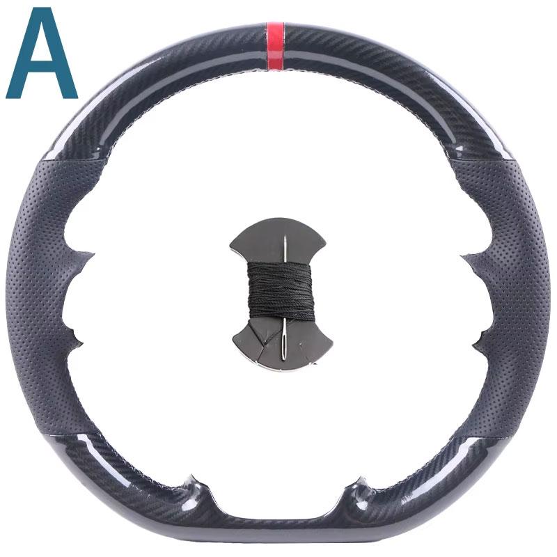 ize Carbon Fiber Leather Car Steering Wheel Cover For Mazda CX-3 CX3 CX-5 CX5 2017 2018 Mazda 6 CX-9 Suede Car Accessories