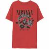 ** Nirvana Herzförmige Schachtel Rot T-Shirt **