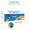 Mr. Men and Little Miss2 Print  Cushion Non-slip Laptop Tablet Big Mousepad XXL Mat Mini PC Playmat With Lock edge