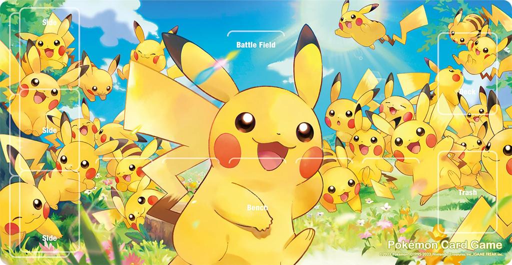 POKEMON Card Game Rubber Play Mat Pikachu Collection