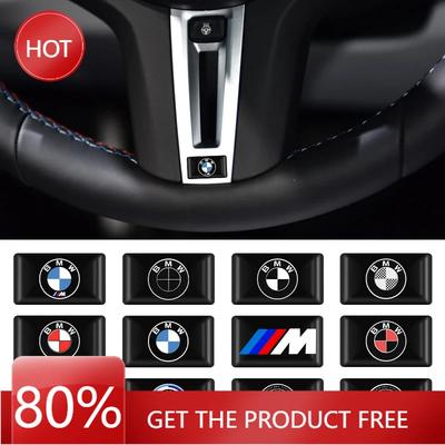 2025 Hot 10pcs 3D Epoxy Steering Wheel Decor Sticker Car Styling Interior Decals For BMW 50th Kith F30 F10 E90 E46 E60 E70 E39 E