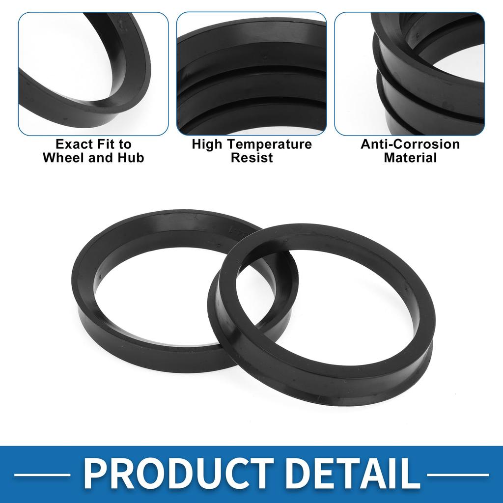 A ABSOPRO Wheel Hub Centric Ring Durable OD 64.1mm To ID 54.1mm Wheel Center