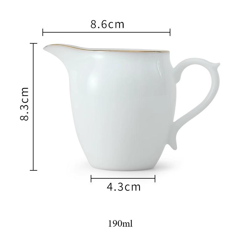 NLSLASI Authentic Handmade Fair Cup Tea set Accessories Household wine set  Guanyin Puer cup 1pcs Tea dispenser 190ml