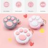 Mini Fidget Toy Lovely Portable Funny Cat Paw Push Fidget Game Keychain for Children