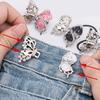 Waist Adjusters with Butterfly Design Waist Adjusting Tool Nonsewing Waist Fasteners For Women Loose Pants Jeans 3PCS