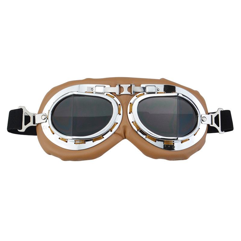 Motorradbrille Harley Motorrad Retro-Brille für Männer und Frauen, trendige und modische Fahrrad-Sonnenbrille