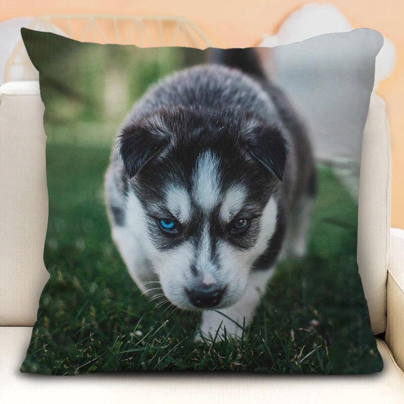 New Funny Shiba Inu Pillow Case Cute Cartoon Dog Cushion Cover For Bedroom Living Room Home Decorative Pillowcase
