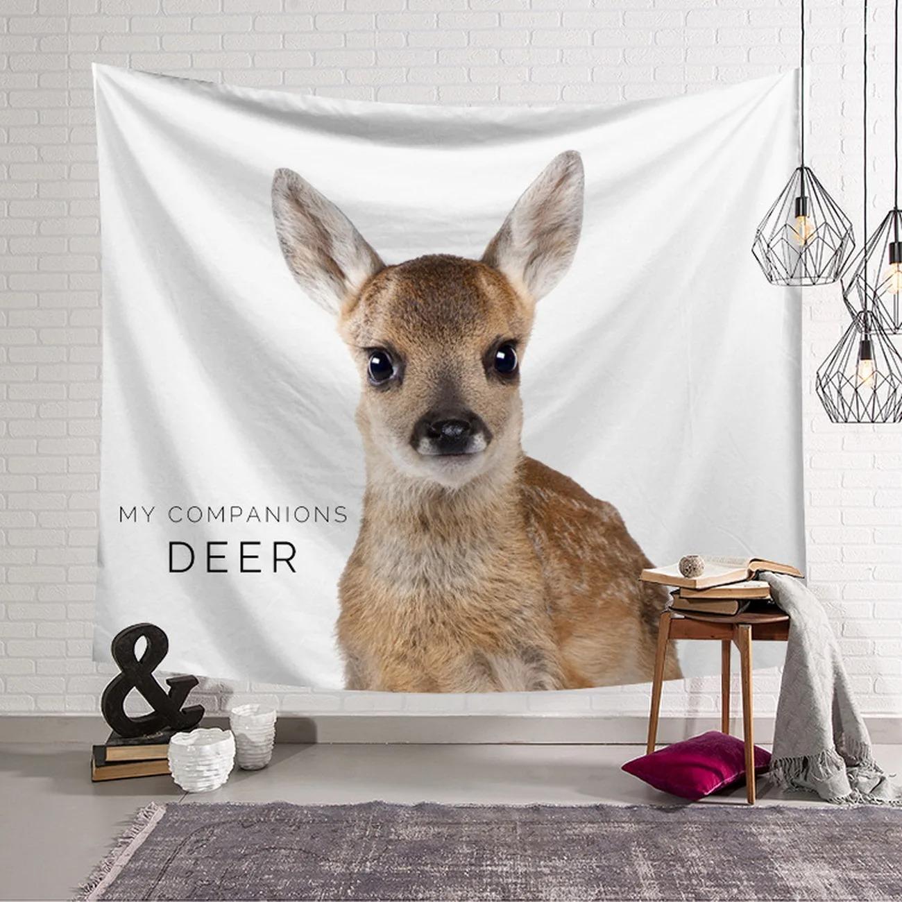 Различные животные Зебра Коала Декоративный гобелен Домашний декор стены Офис Гостиная — фото 12