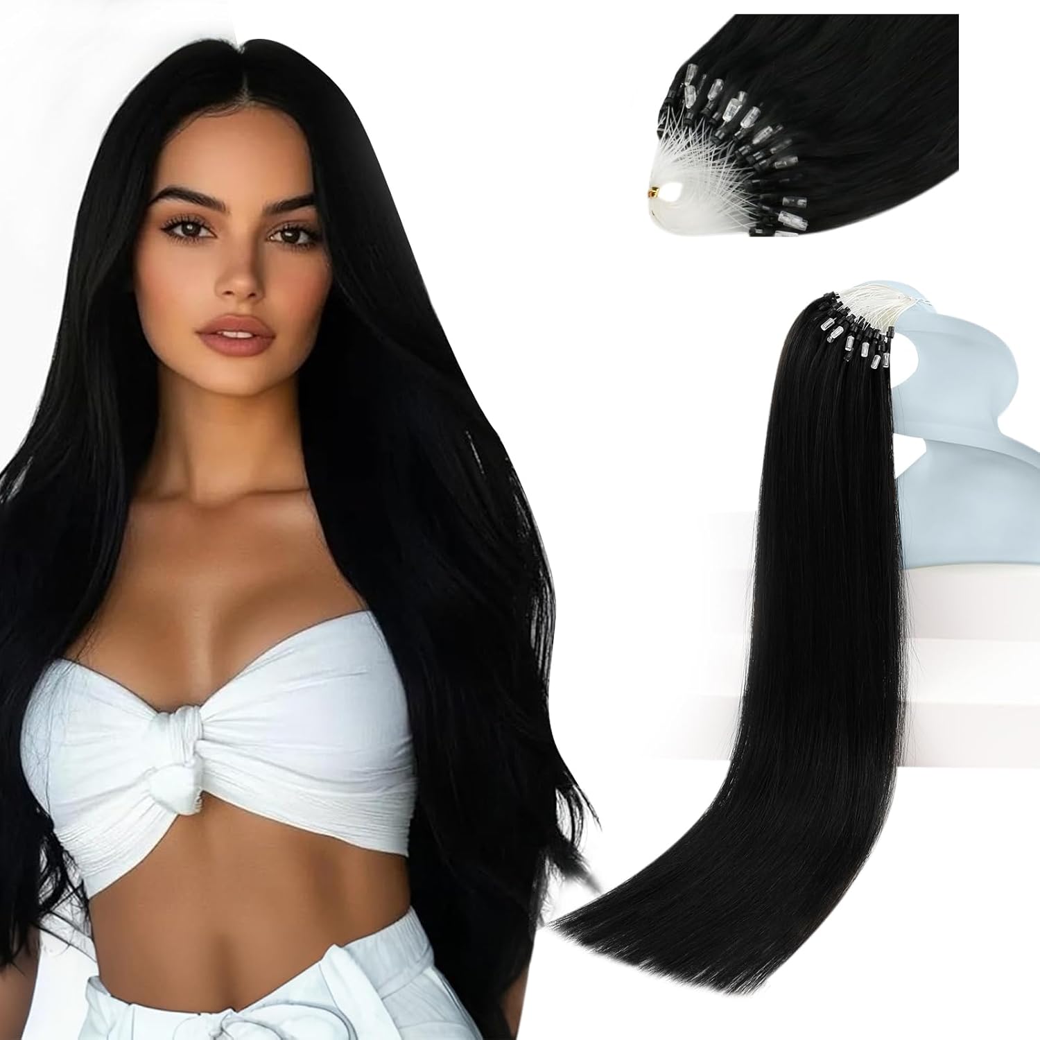 VeSunny Remy Micro Loop Human Hair