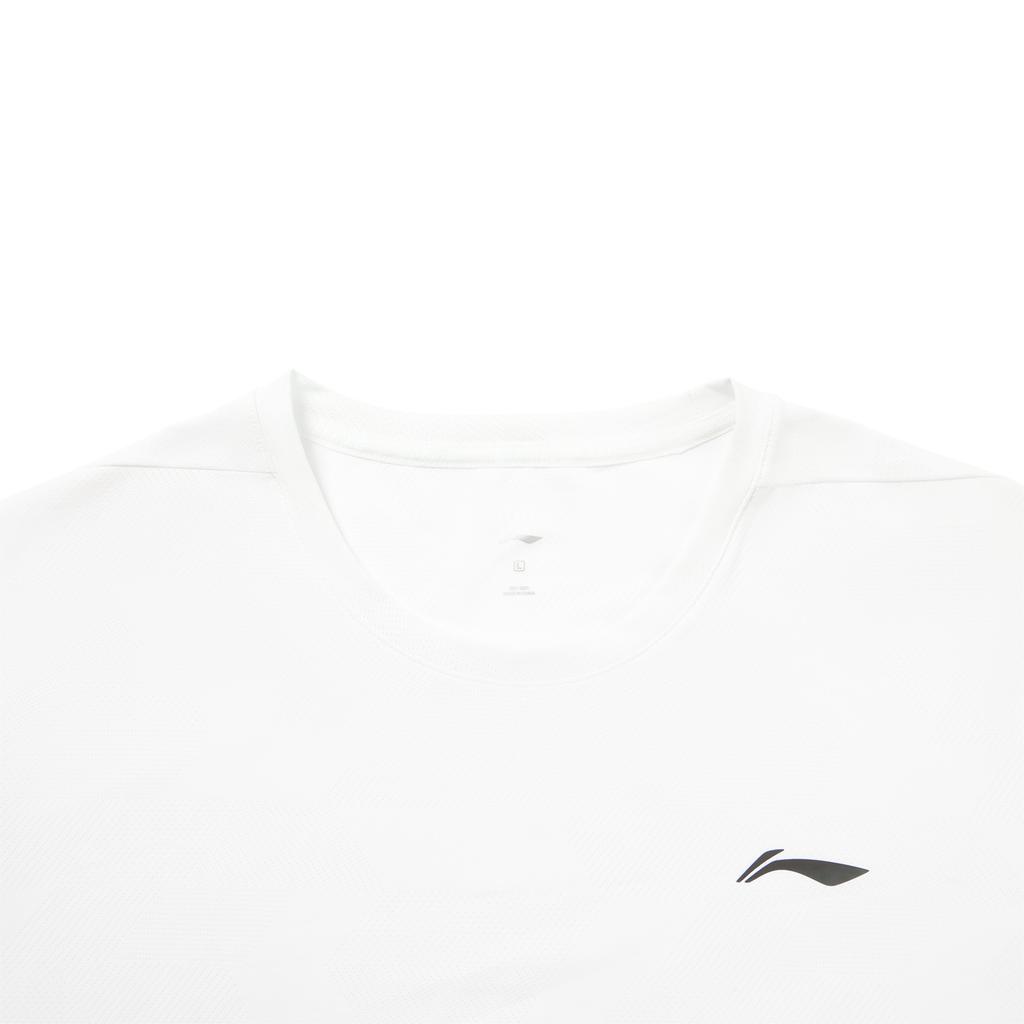 Li Ning Fitness Series Logo Letter Stitching Round Neck T-Shirt Men Tops ATSW165-2