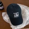 Cute red dog baseball cap female niche retro versatile face small big head circumference peaked cap tide