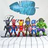 Marvel Avengers Actionfigur Modell Spielzeug Set von 6 Stück Mit Sockeln zur Präsentation