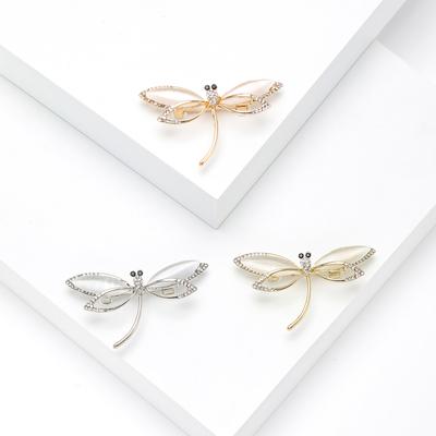 Kreative Legierung Opal Libelle Brosche Mode Vielseitige Damenbekleidung Korsage Ornament Anstecknadel