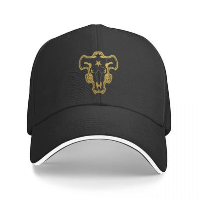 Trifoglio nero Fanart Of Black Bulls Emblem Cap Moda Casual Berretti da baseball Cappello regolabile Cappello Hip Hop Policromatico personalizzabile