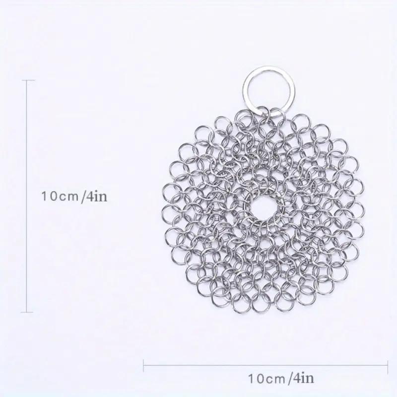 1PSC Kitchen Cleaning Supplies Pot Brush Artifact Stainless Steel Pot Brush Net Pot Washing Net Dishwashing Does Not Drop Wire Steel Ball