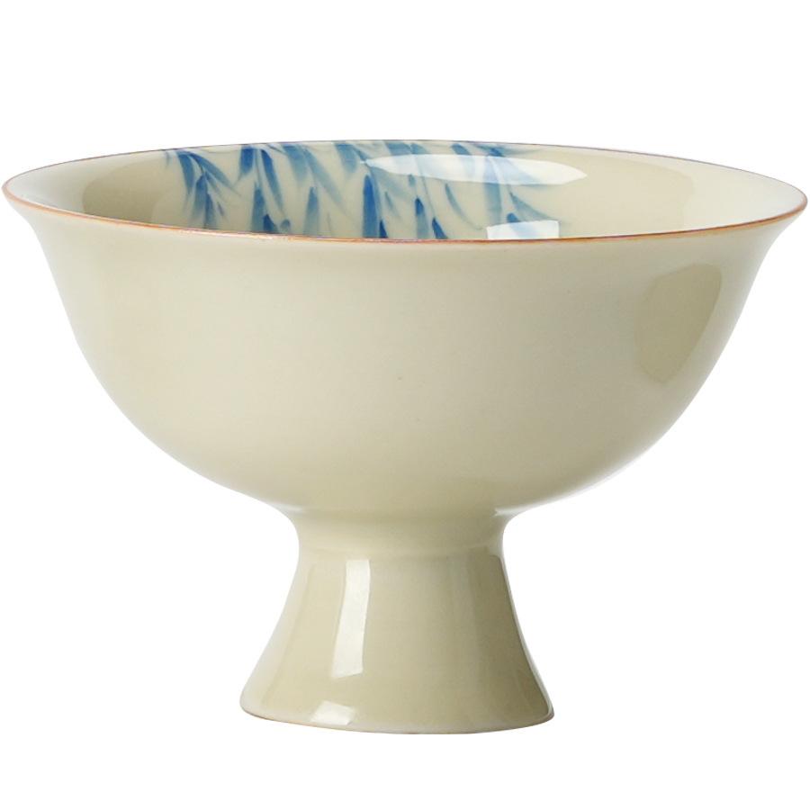 Tea Cup Handmade Willow Swallows Japanese Ceramic Teacups Porcelain Tea Tasting Chinese Kungfu Household Teaware Master Cups