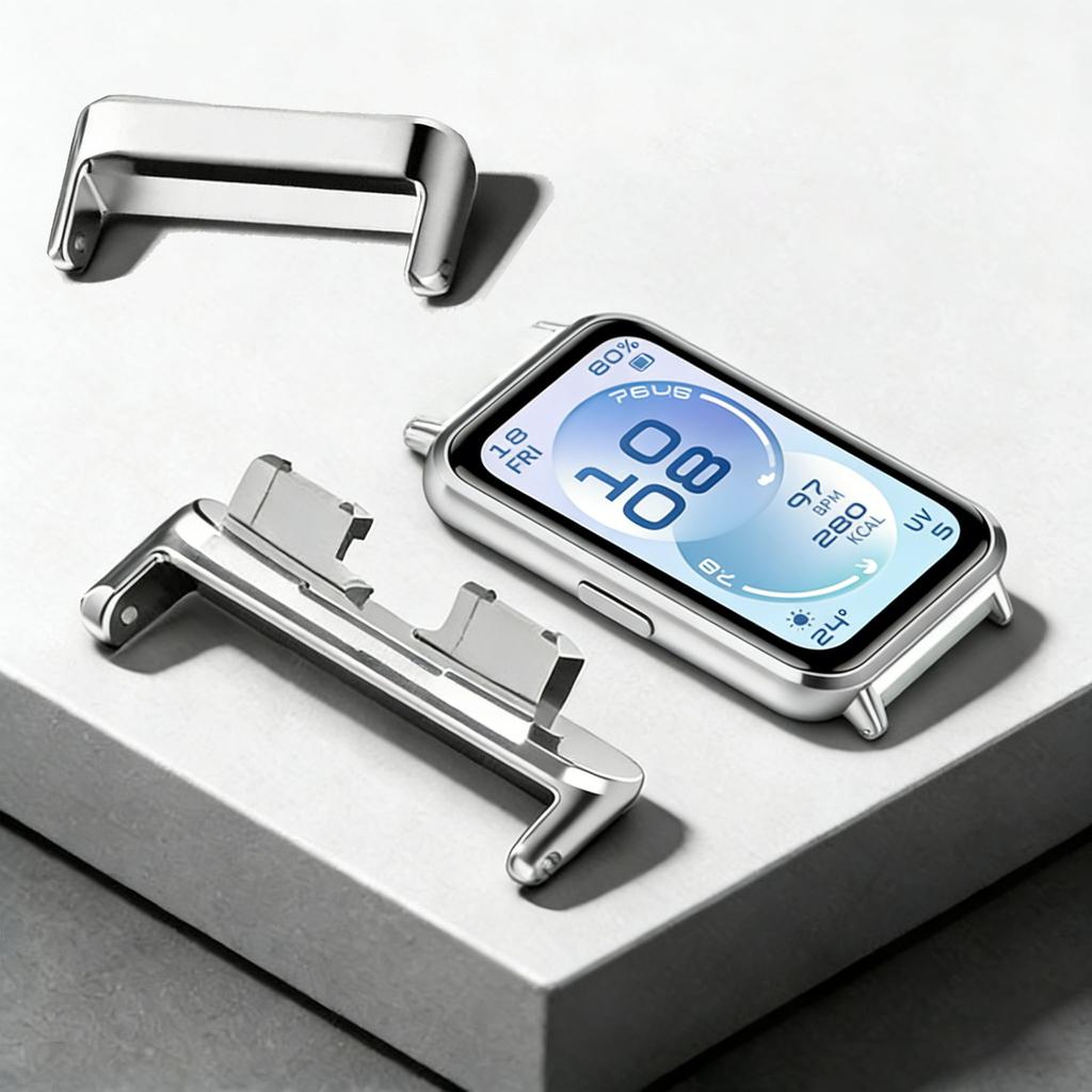 2 szt. Metalowy złączka Do huawei band 11/11 pro Akcesoria smartwatch Adapter do bransoletki ze stali nierdzewnej huawei smart band 11 NFC