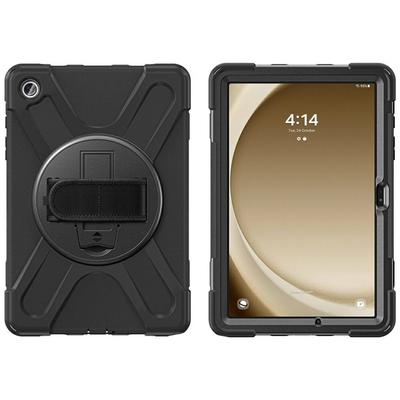 Pancerne Etui Z Uchwytem 4smarts Rugged  Case Grip Do Samsung Galaxy Tab S10 Lite / S10 FE / S9 FE / S9 / S8 / S7 Czarny
