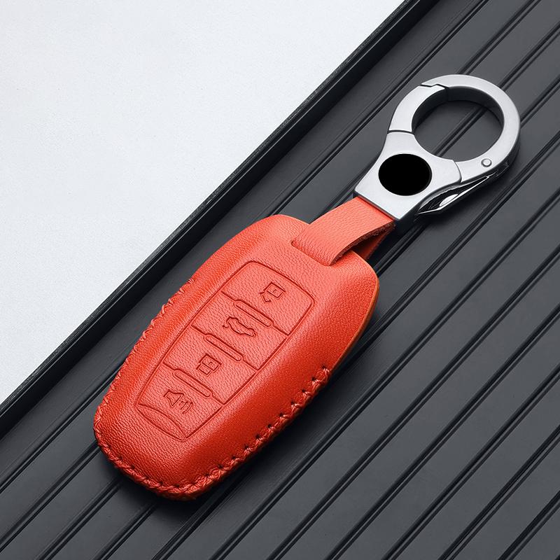 Leather Car Key Case Remote Cover Shell Holder Prorector Fob For GWM Haval New H6 HEV PHEV Jolion S Dargo H9 H2 Hover F7x 2025