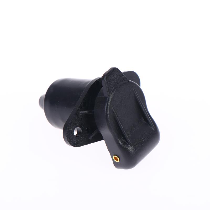 Tomada de Reboque de 12V com 3 Pinos Conector de Plugue Plano Plástico Conector de Cabo para Carro Europeu Tomada Plugue de Alimentação para Reboque Caminhão