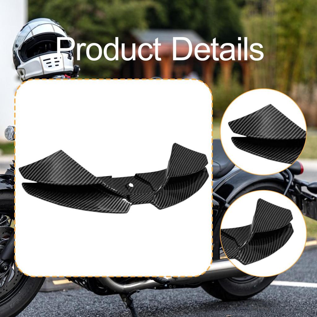 Aerodynamic Wing, Motorcycle Front Spoiler Kit, Wing Deflector for