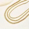 New Three-piece Bohemian Luxury Gold CCB Beaded Necklace Women's Batch