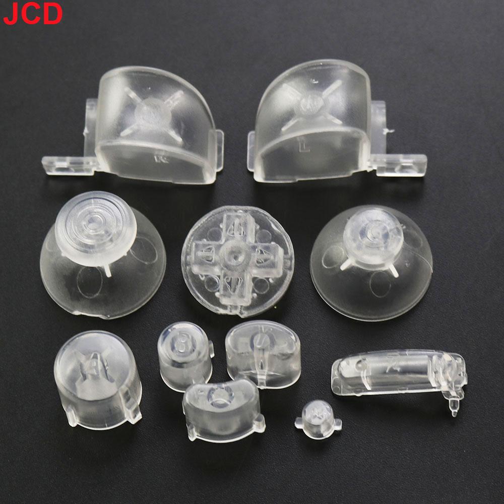 JCD 1 ensemble Ensemble complet Boutons Claviers L R ABXY Z Avec Capuchons de Joysticks 3D Pour GameCube Pour NGC Boutons Directionnels Boutons Marche Arrêt Remplacement