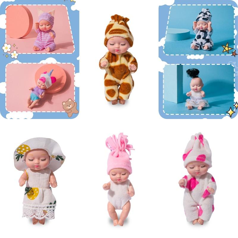 Reborn Sleeping Doll Girl Pvc Bjd Toy With Adjustable Joints And Soft Clothes