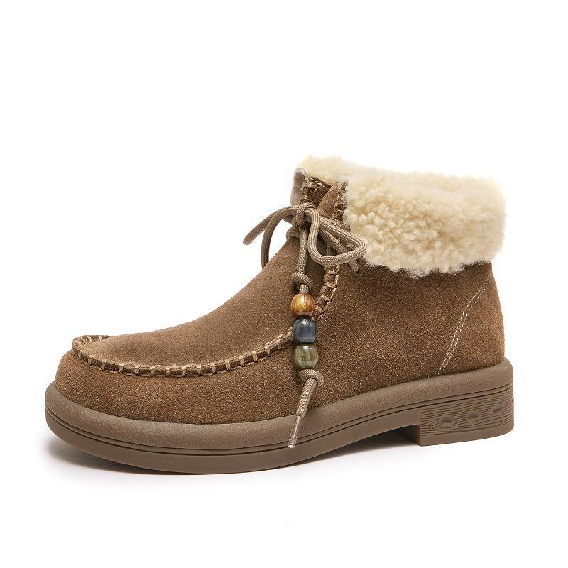 

Новый стиль снегоступов с утолщенными внешними противоскользящими хлопковыми ботинками для женщин 40 хаки