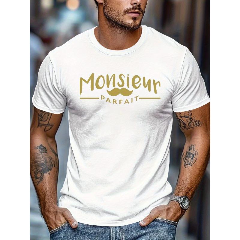 

Стильная футболка с коротким рукавом для мужчин, идеально подходит для лета, с круглым вырезом, свободного кроя S белый