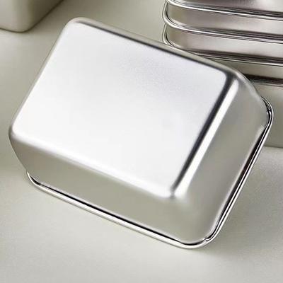 600Ml Stainless Steel Refrigerator Food Storage Box With Plastic Lid Prepare Food Freshness Preservation Box Picnic Box