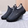 Men's Winter Warm Snow Boots Water Resistant Non-Slip Short Ankle Booties With Faux Fur Lining Comfortable Work Sneakers Walking Loafers Shoes for Men