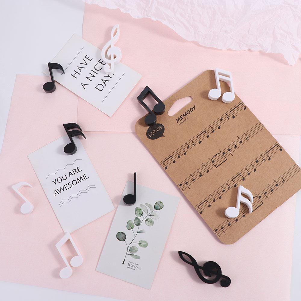 

Креативний домашній декор Декоративний холодильник Музичні ноти Наклейка з повідомленням Мелодія Магніти на холодильник чорний