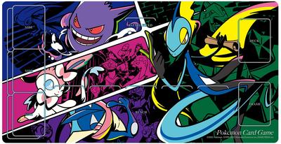Pokémon Center Original Pokémon Card Game Rubber Play Mat Midnight Agent -the Cinema-